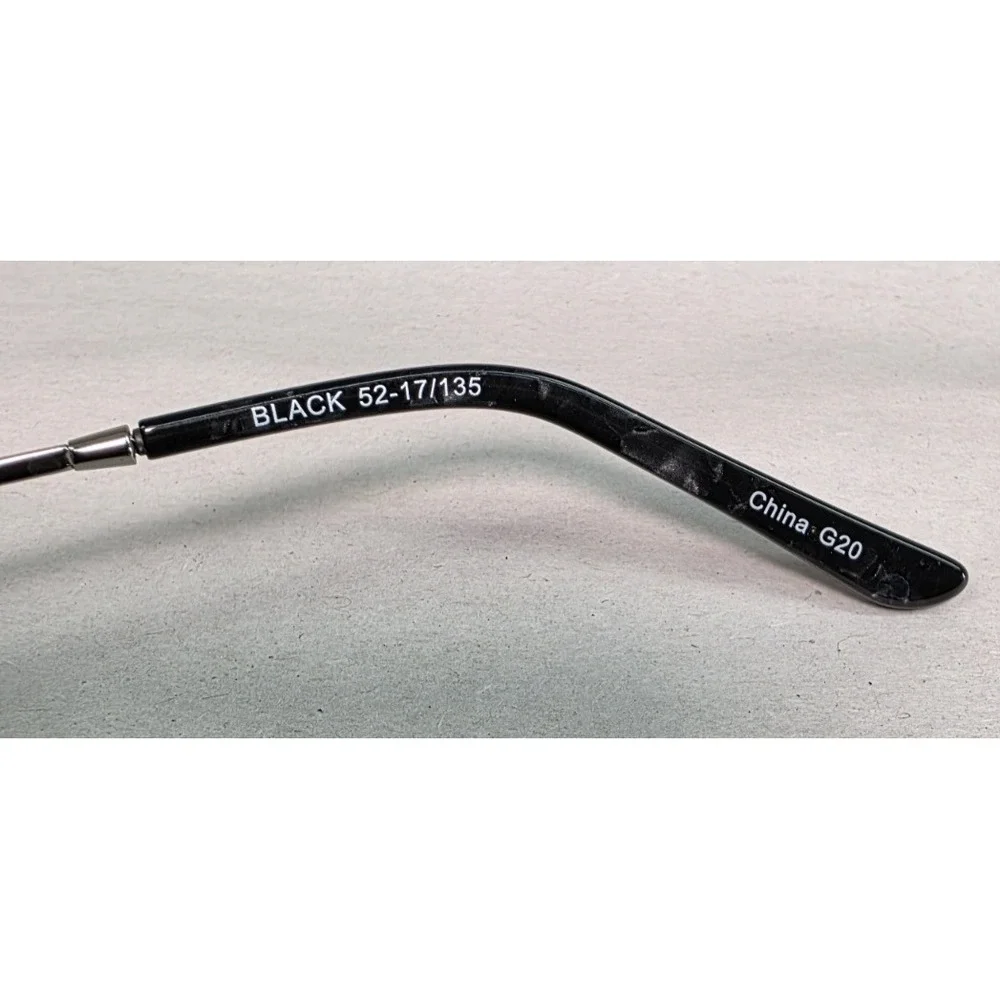 La Scala 861 52-17-135 Black/Silver Half Rim Eyeglasses Frame G20